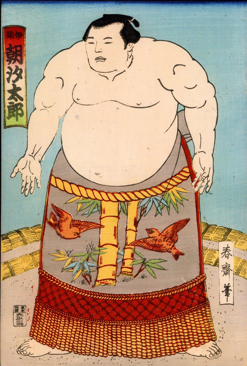 Asashio Toro, Ajapa Uyuyacağım W daha az ster, c. 1890 (Ukiyo-resim DB) by Japanese School