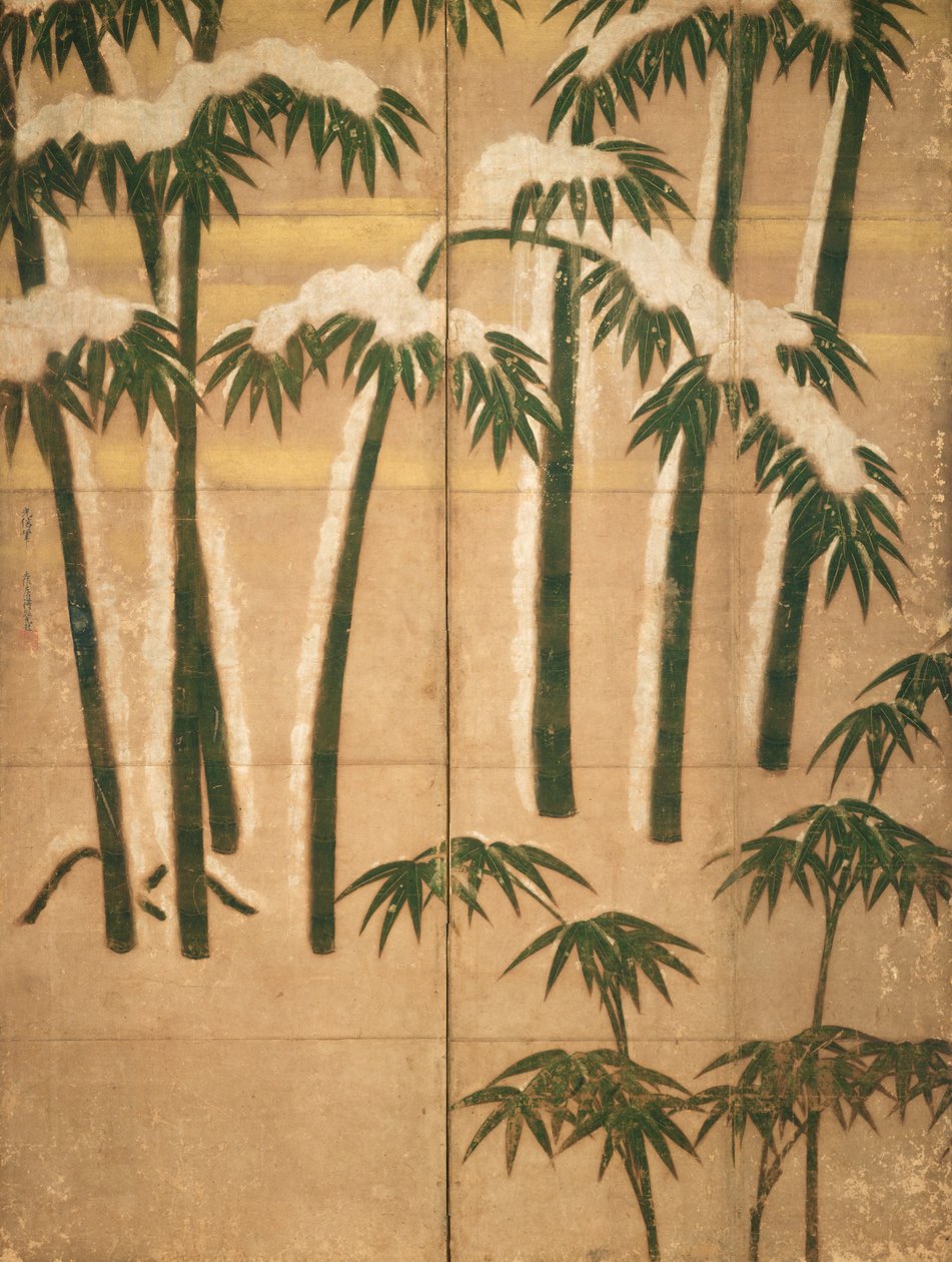 Bambu, Momoyama Dönemi (1568-1615) (kağıt üzerine mürekkep) by Japanese School
