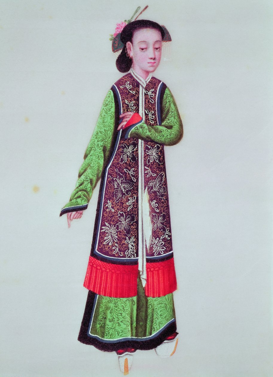 Japanese empress in imperial costume  by Japanese School