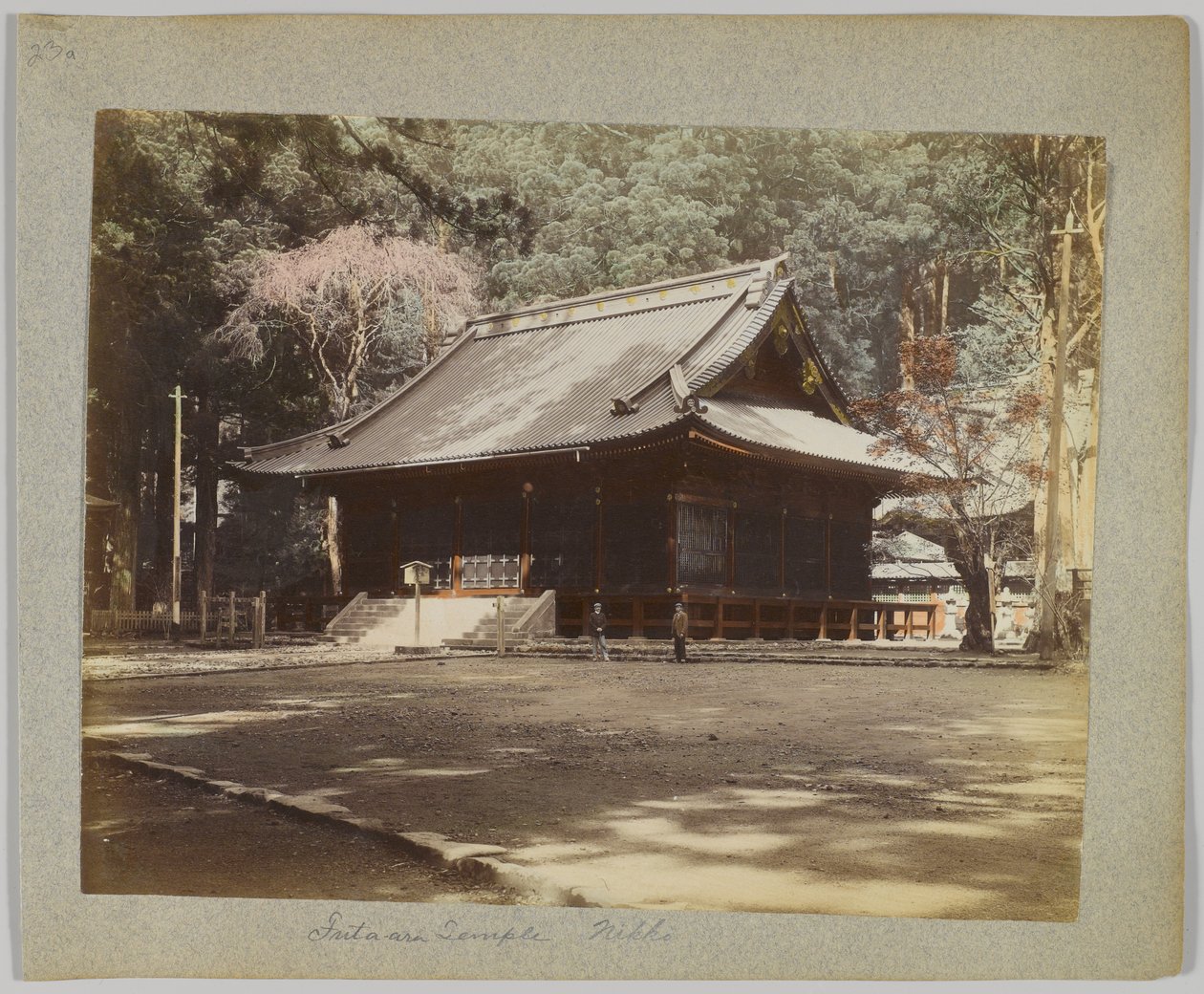 Futa-ara Tapınağı, Nikko, Japonya (el boyaması s/b fotoğraf) by Japanese Photographer