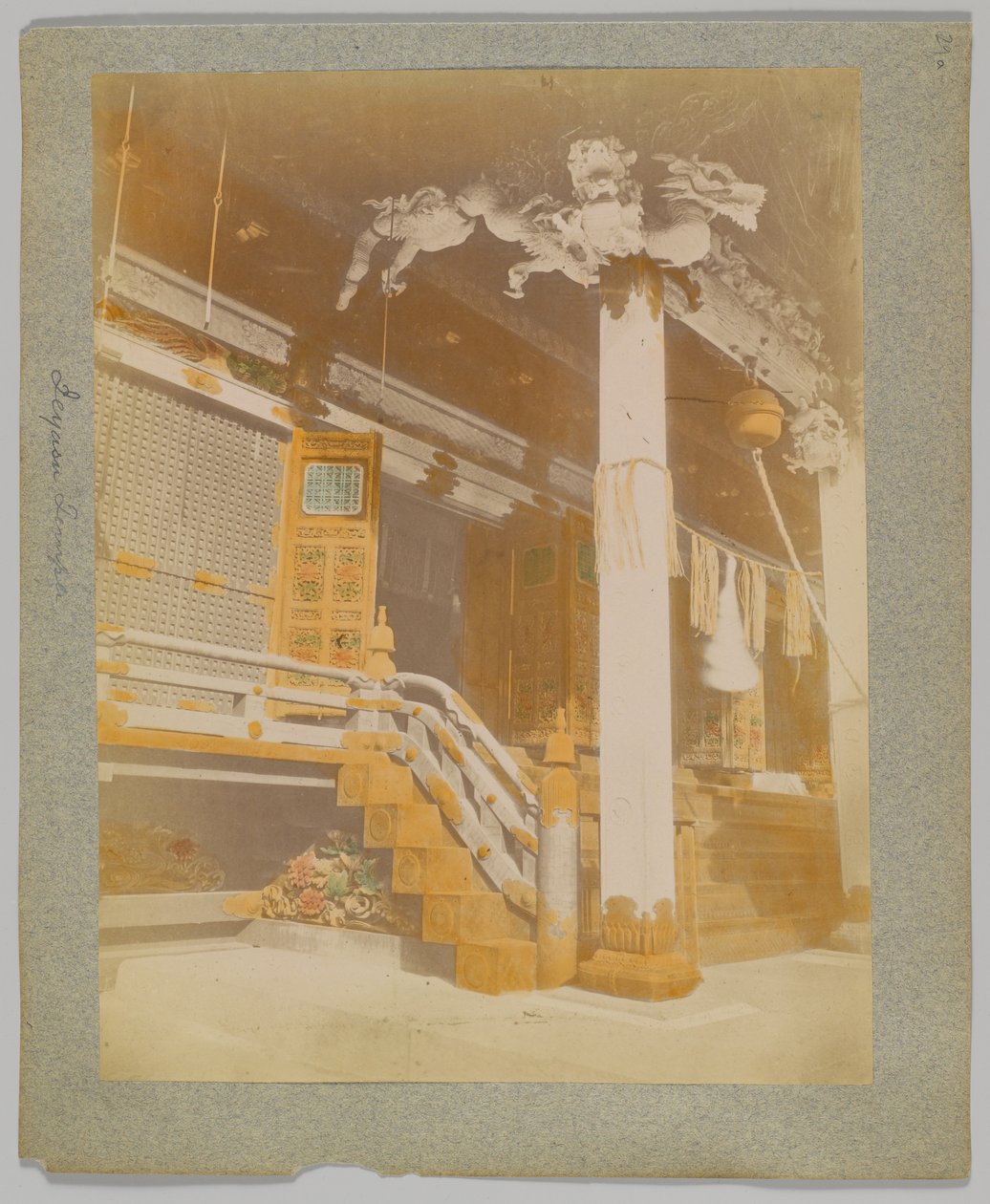 Tōshō-gū, Nikko, Japonya (el boyaması s/b fotoğraf) by Japanese Photographer