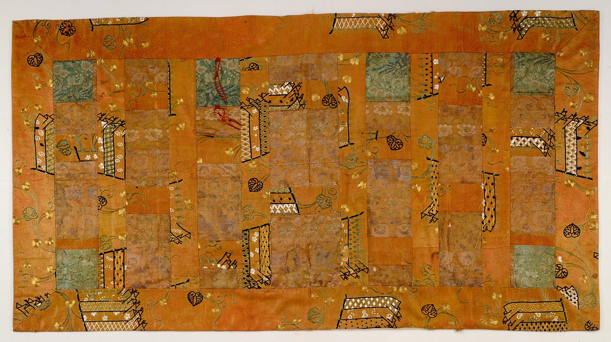 Budist Rahibin Cübbesi (Noh-E Kesa, 7 Jo) (fotoğraf) by Japanese School