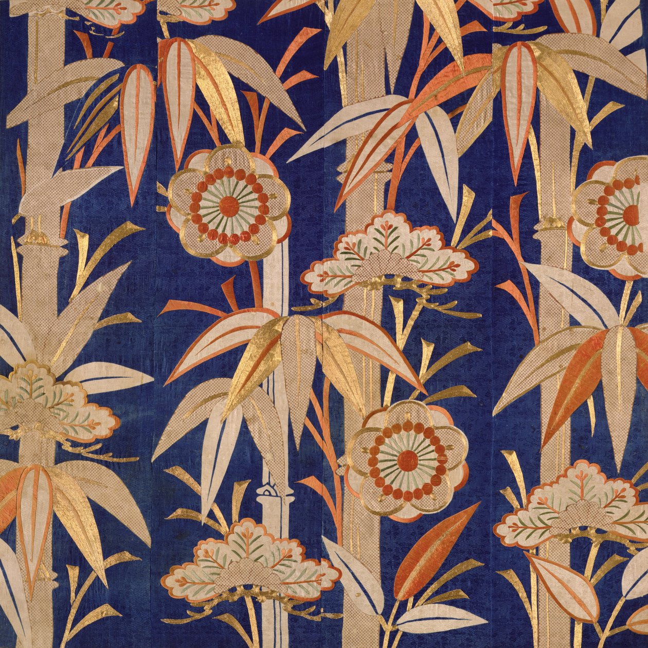 Budist Tapınağı Sunak Kumaşı, Edo Dönemi (1600-1868) 1805 (ipek) by Japanese School