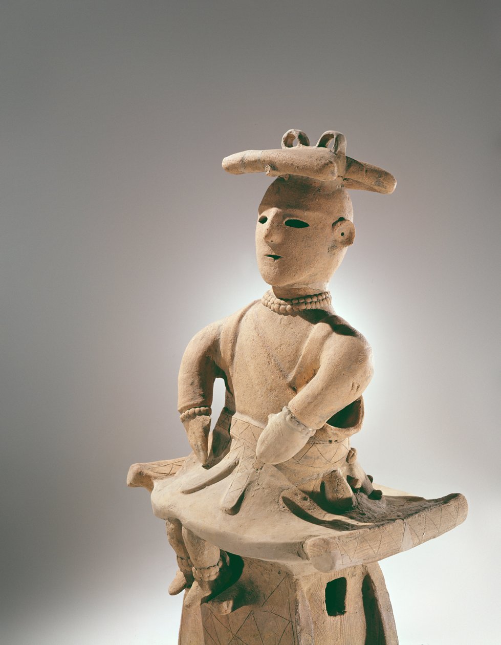 Çocuk Figürü, Arkaik Dönem (pişmiş toprak) by Japanese School