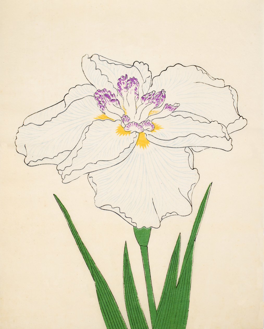Cho-Hiyen, No. 91, 1890 (renkli tahta baskı) by Japanese School