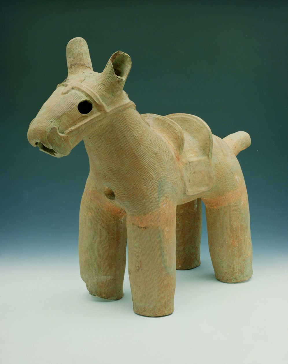 Haniwa Atı, Funuli, Boshu ili, Osato ilçesi, Dolmen dönemi (toprak çömlek) çevresinde bulunmuş. by Japanese School