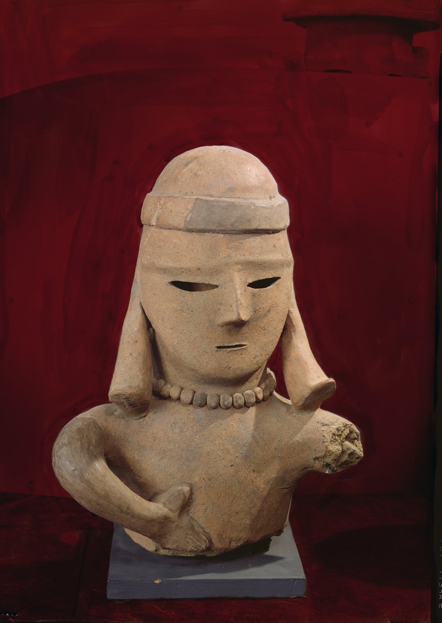 Haniwa figürü, 250-550 (kırmızı çömlek) by Japanese School