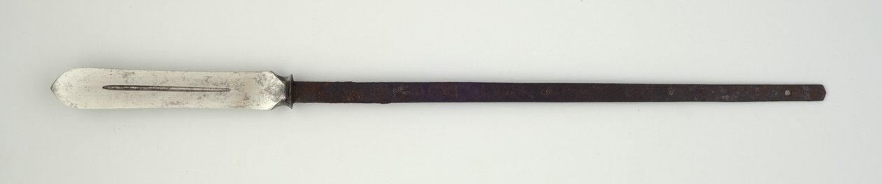 Bir Sankaku Yari Başkanı veya mızrak (çelik) by Japanese School