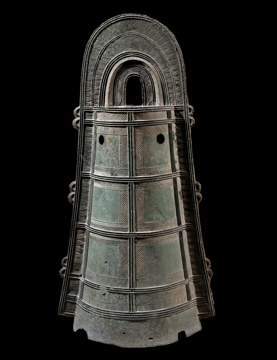 Japon sanatı: Dotaku (bronz çan). Güneş. 0.8 m Uygarlık Yayoi (300 BC-300 AD) Paris, Musee Guimet, Musee National des Arts Asians by Japanese School