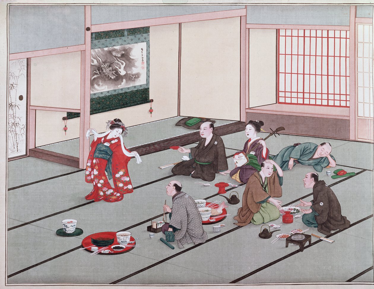 Japonların çayhanede yeme içme ve eğlenme (wc) by Japanese School
