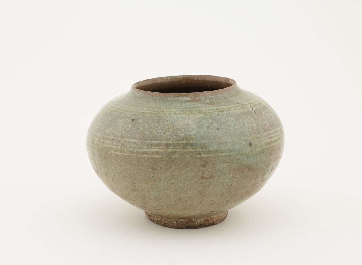 Damgalı ve astarlı süslemeli kavanoz, 1610-1630 by Japanese School