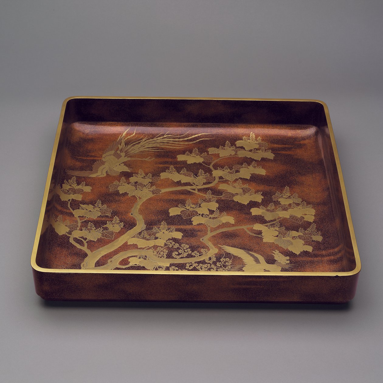 Kimono Tepsi (cilalı ahşap) by Japanese School