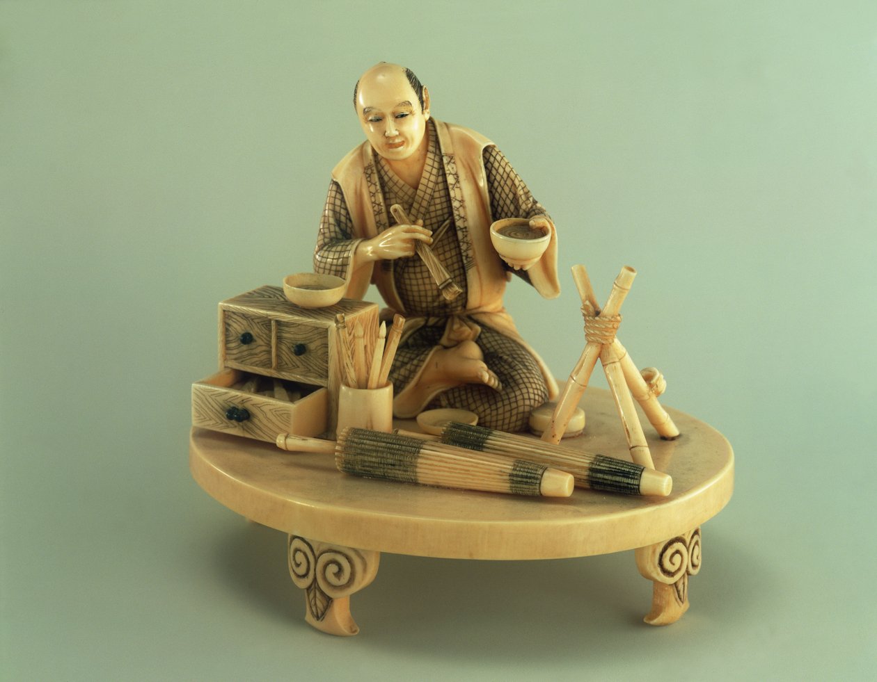 Şemsiyeci, Okinomo, Edo Dönemi (1600-1868) by Japanese School