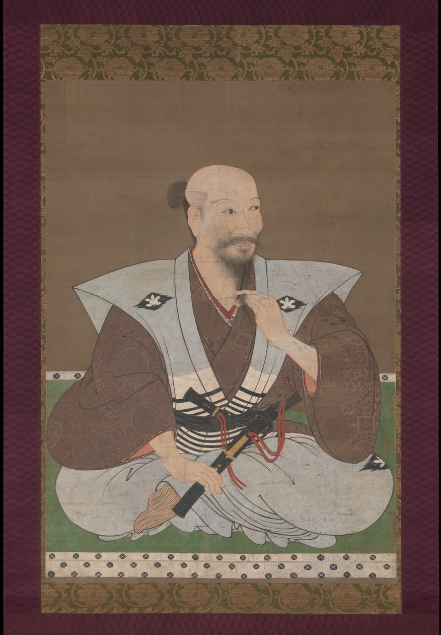 Bir Savaşçının Portresi, asılı kaydırma by Japanese School