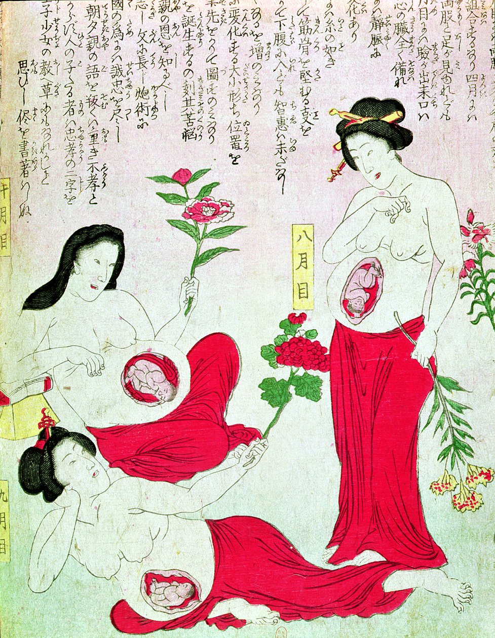 Hamile Kadınlar, 1881 by Japanese School