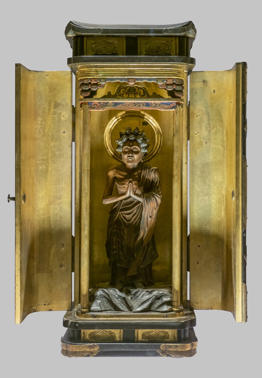 Dağdan çıkan Shakyamuni (Shussan no Shaka). Japonya, Edo dönemi by Japanese School