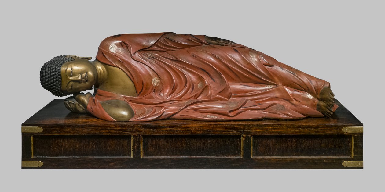 Sakyamuni nirvanaya giriyor by Japanese School