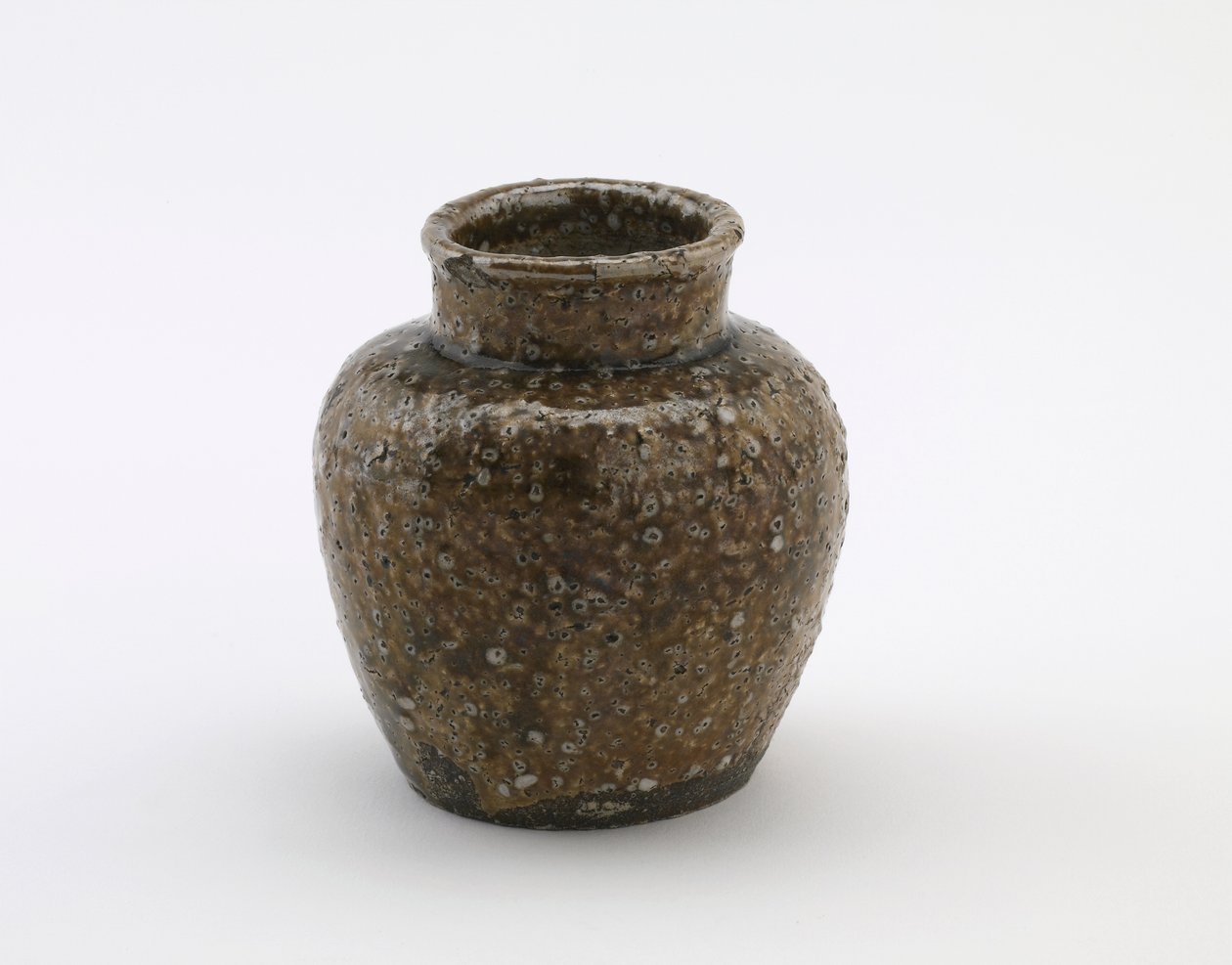 Ticari kullanım için küçük çay kavanozu, Shigaraki, Shiga ili, Meiji dönemi (seramik) by Japanese School