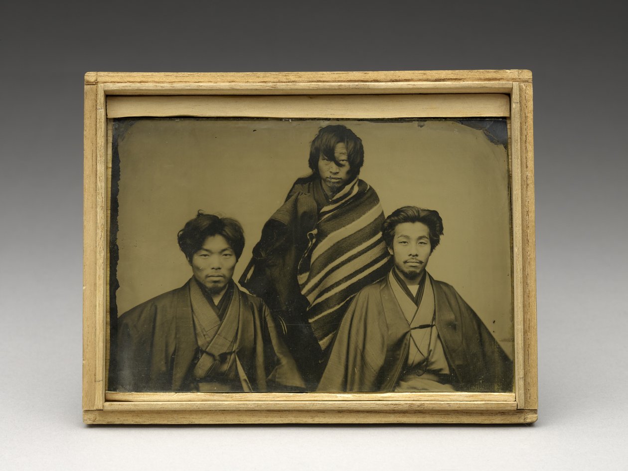 İsimsiz, c. 1875 (orijinal kiri ahşap kutusunda ambrotype) by Japanese School