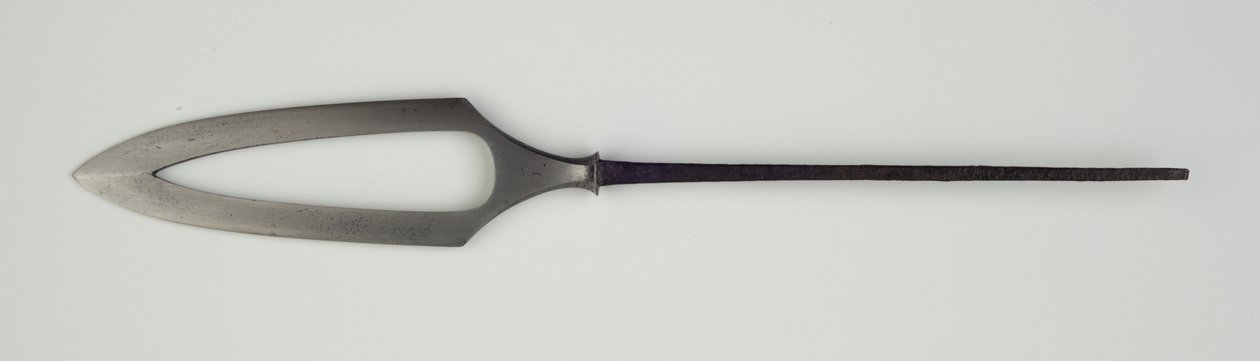 Delikli tasarımlı (çelik) yassı tipte (hirane) Yanone (ok başı) by Japanese School