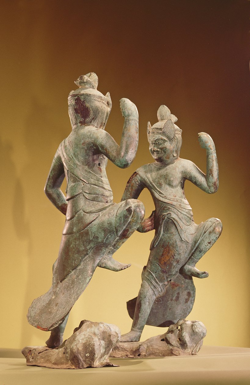 Zao Gongen, Heian Period (794-1185) (gilt bronze) by Japanese School