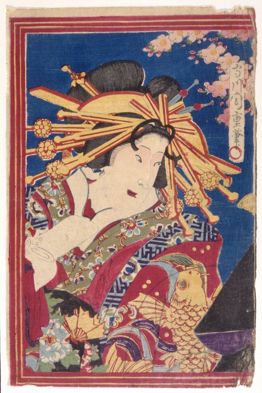 renkli gravür (mürekkep) by Japanese School