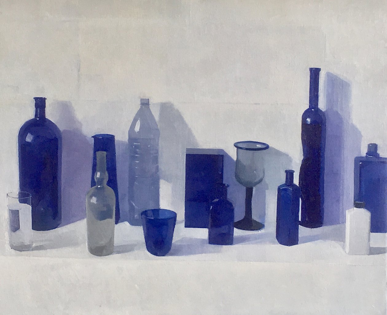 All Blues, 2019 (tuval üzerine yağlıboya) by Jason Line