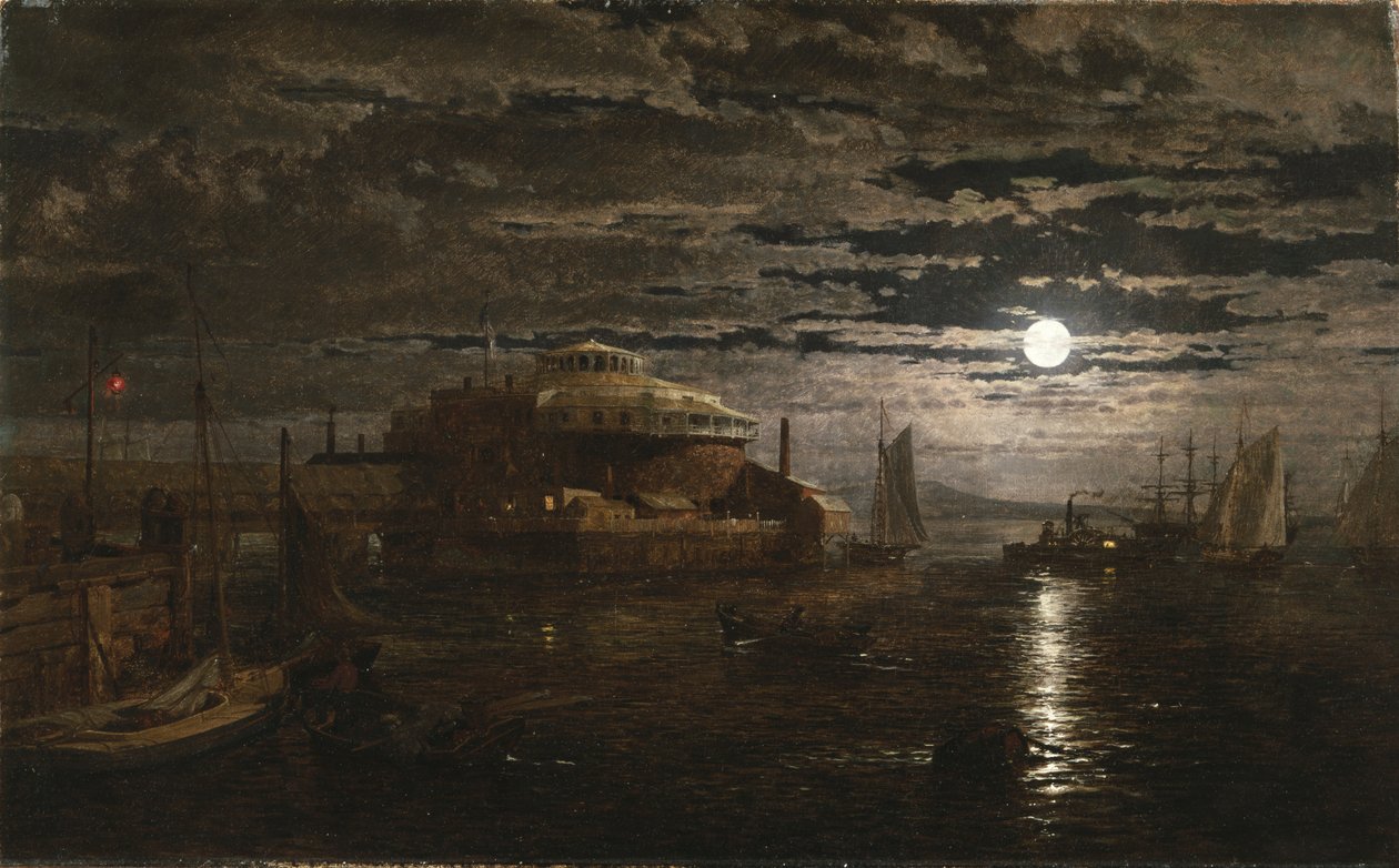Castle Garden, New York, 1859 by Jasper Francis Cropsey