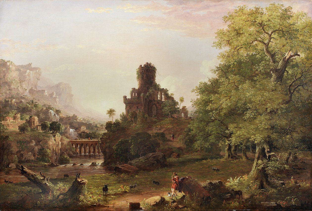 Harabelerle Peyzaj, 1854 by Jasper Francis Cropsey