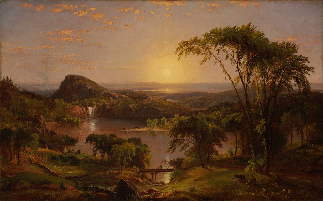 Yaz, Ontario Gölü by Jasper Francis Cropsey