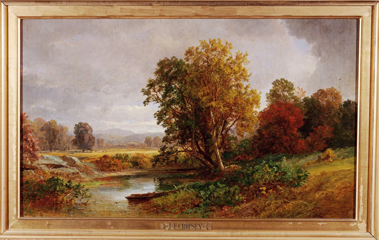 Sonbahar Manzarası, 1882 by Jasper Francis Cropsey