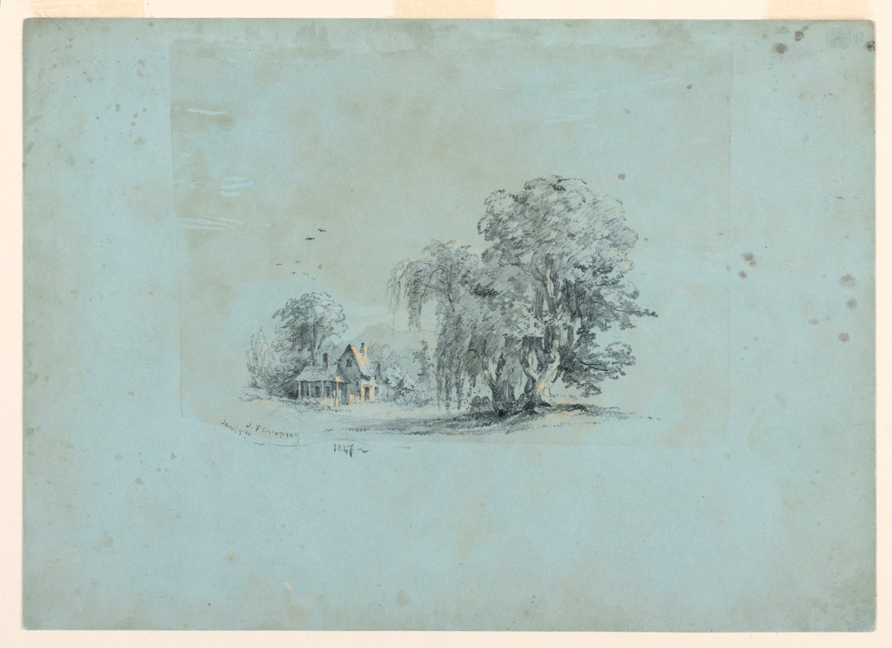 ülke sahnesi by Jasper Francis Cropsey