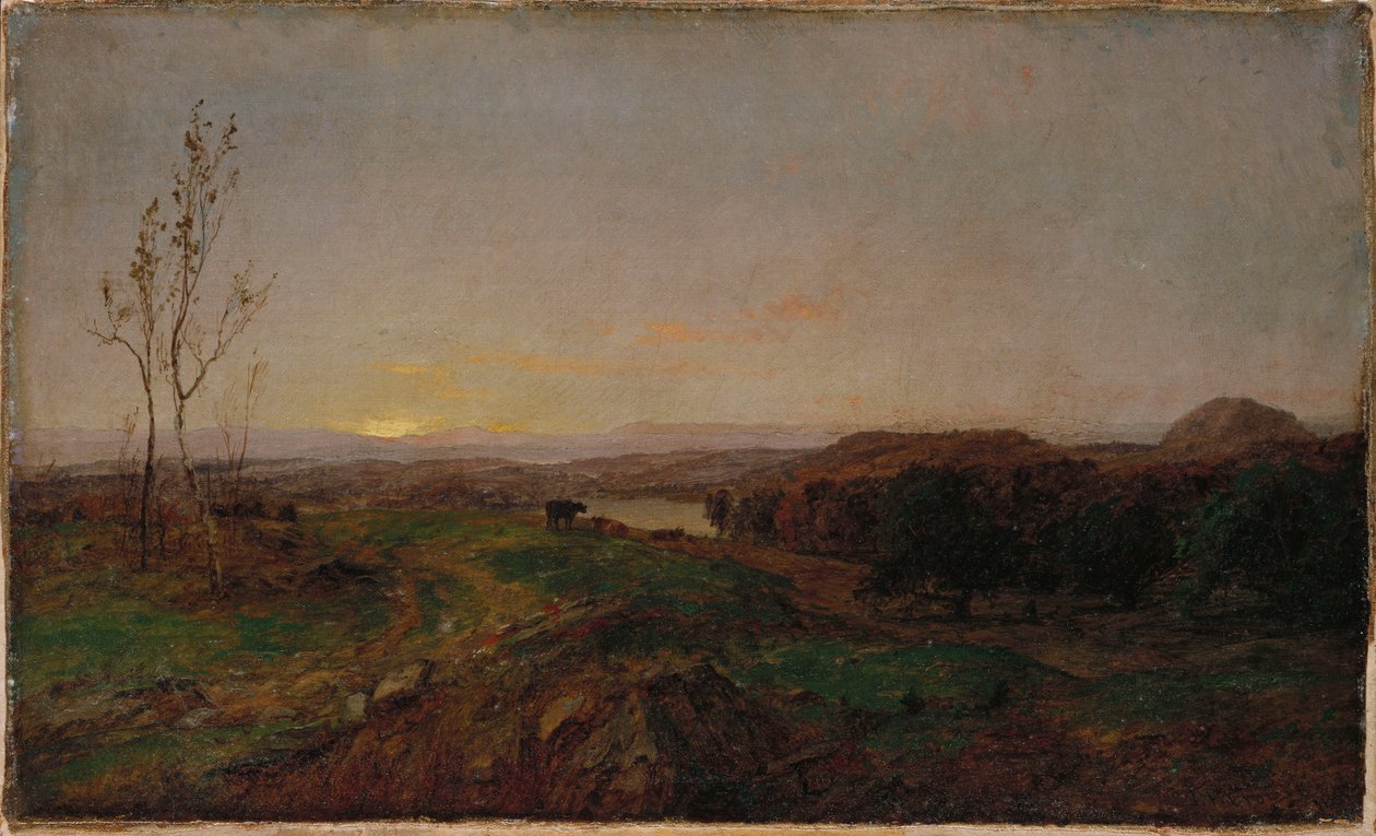 Erken Akşam Manzarası by Jasper Francis Cropsey