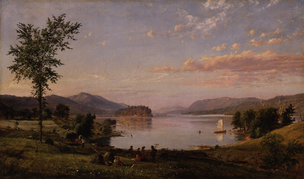 Greenwood Gölü, New Jersey, 1866 by Jasper Francis Cropsey