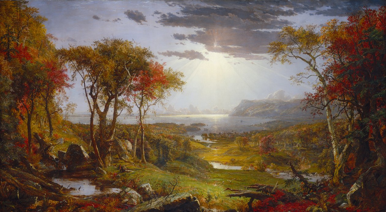 Hudson Nehri üzerinde, 1860 by Jasper Francis Cropsey