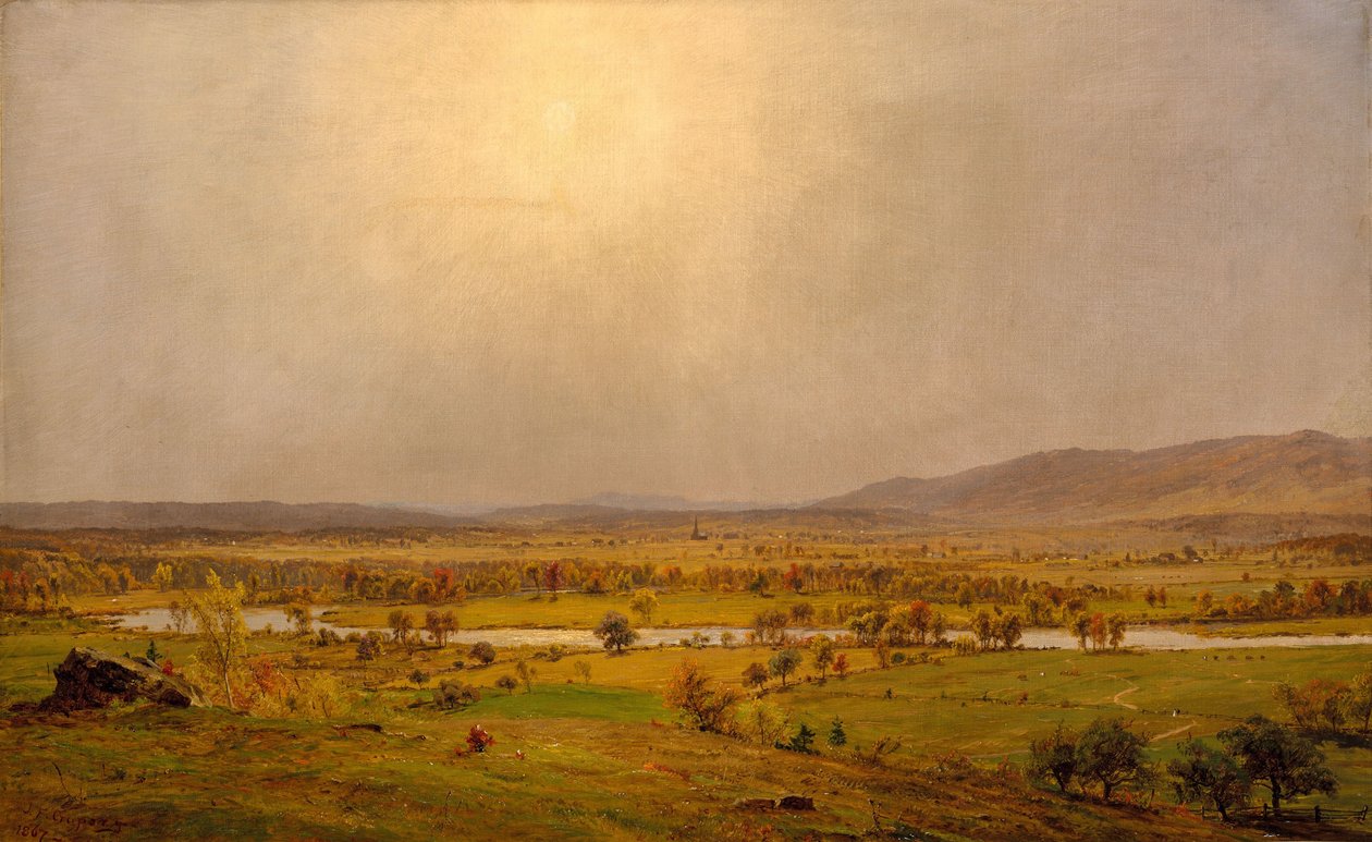 Pompton Ovaları, New Jersey by Jasper Francis Cropsey