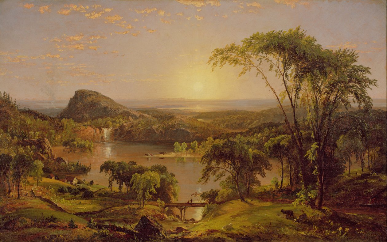 Yaz, Ontario Gölü by Jasper Francis Cropsey