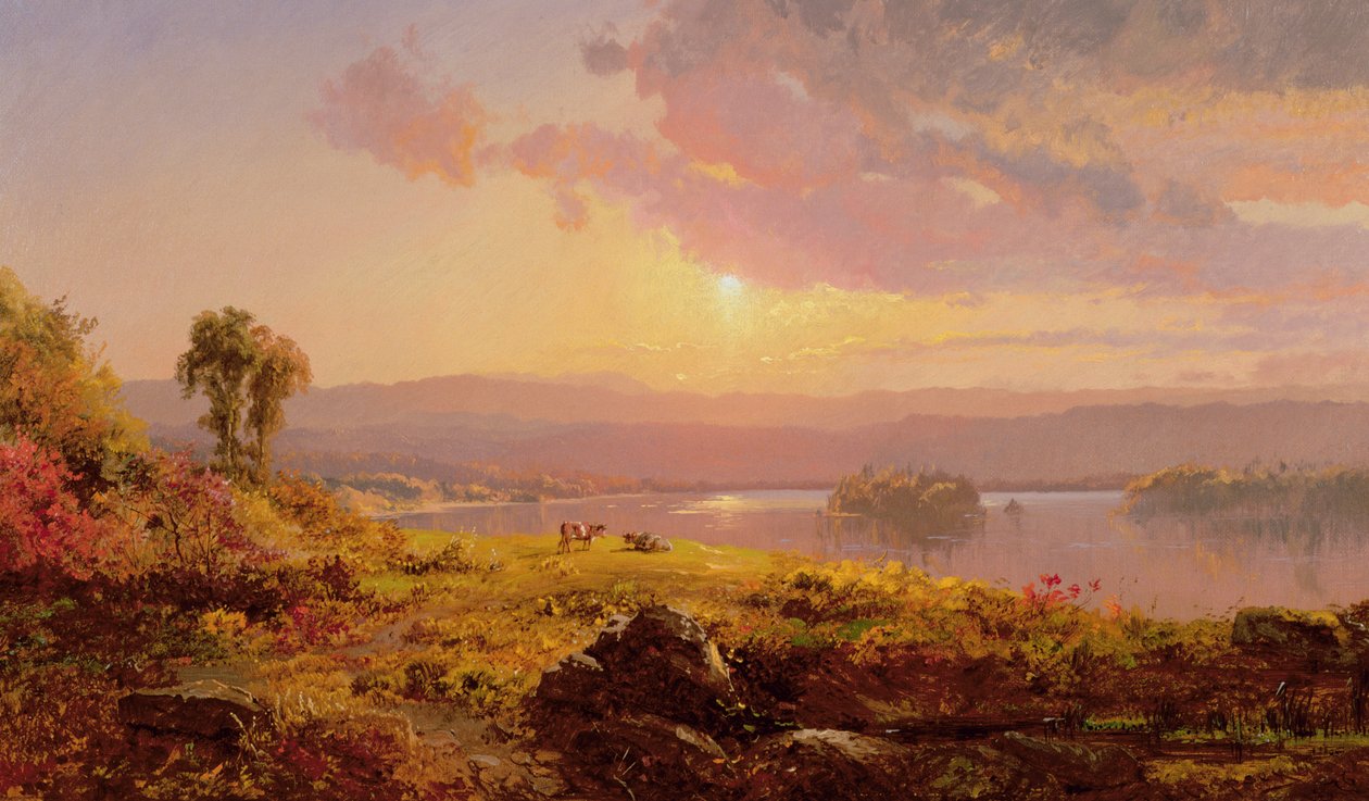 Susquehanna Nehri, 1876 by Jasper Francis Cropsey