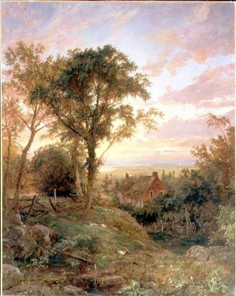 Eski Ev, Warwick, New York by Jasper Francis Cropsey