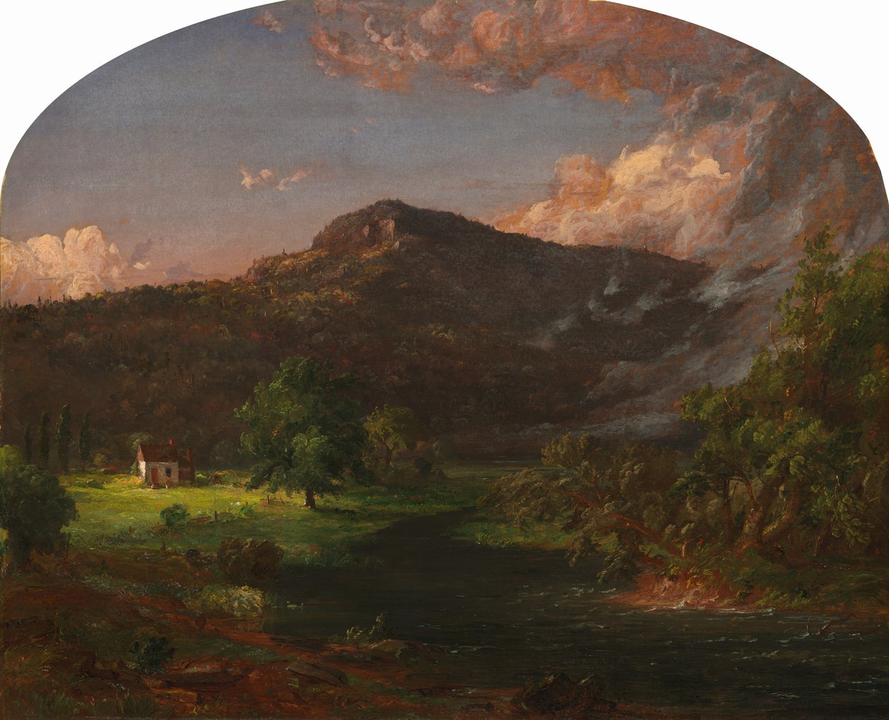 Tourney Dağı, Washington, Rockland County., New York Genel Merkezi by Jasper Francis Cropsey