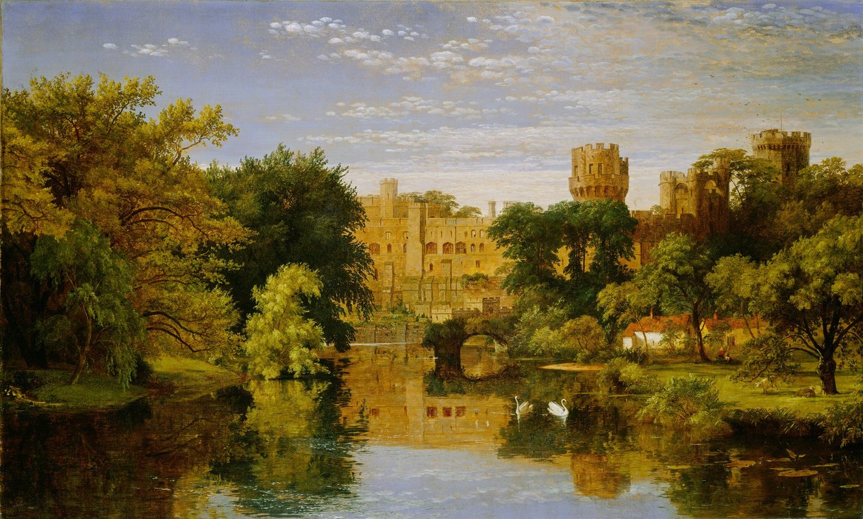 Warwick Kalesi, İngiltere by Jasper Francis Cropsey