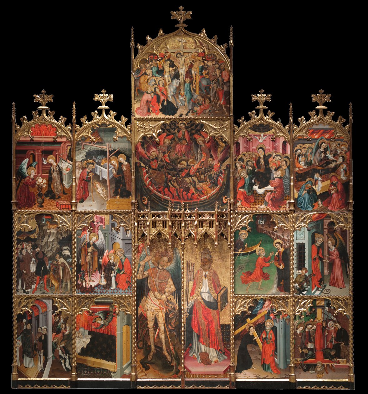Aziz Michael ve Aziz Peter Altarpiece by Jaume Cirera