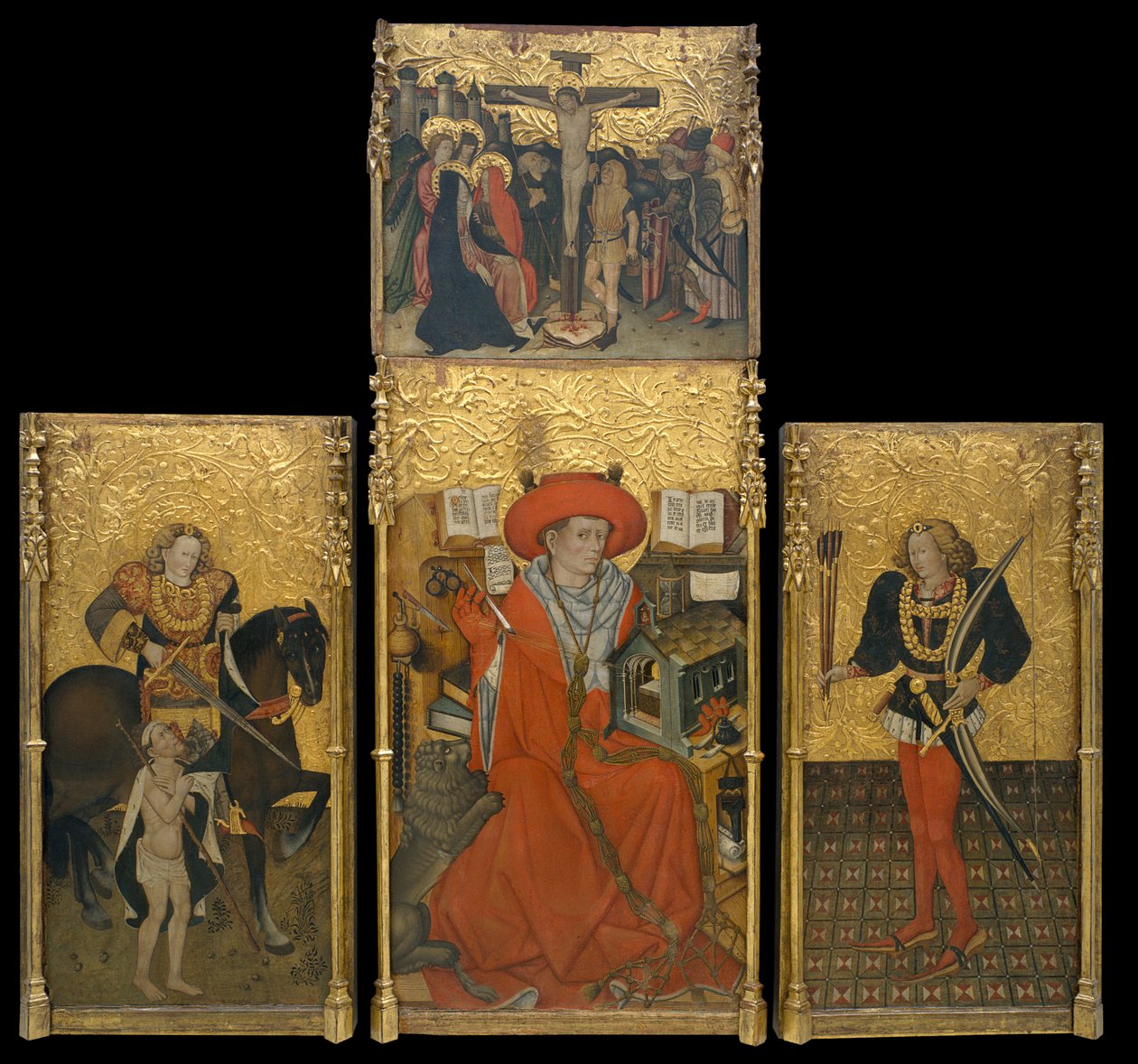 Saint Jerome, Saint Martin ve Saint Sebastian