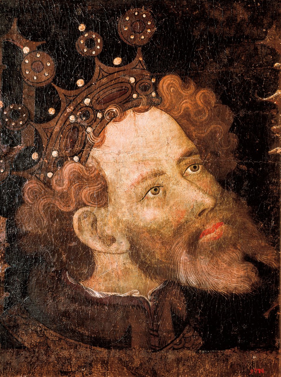 Aragonlu Peter IV, Jaume Mateu tarafından ahşap üzerine bir tempera detayı by Jaume Mateu