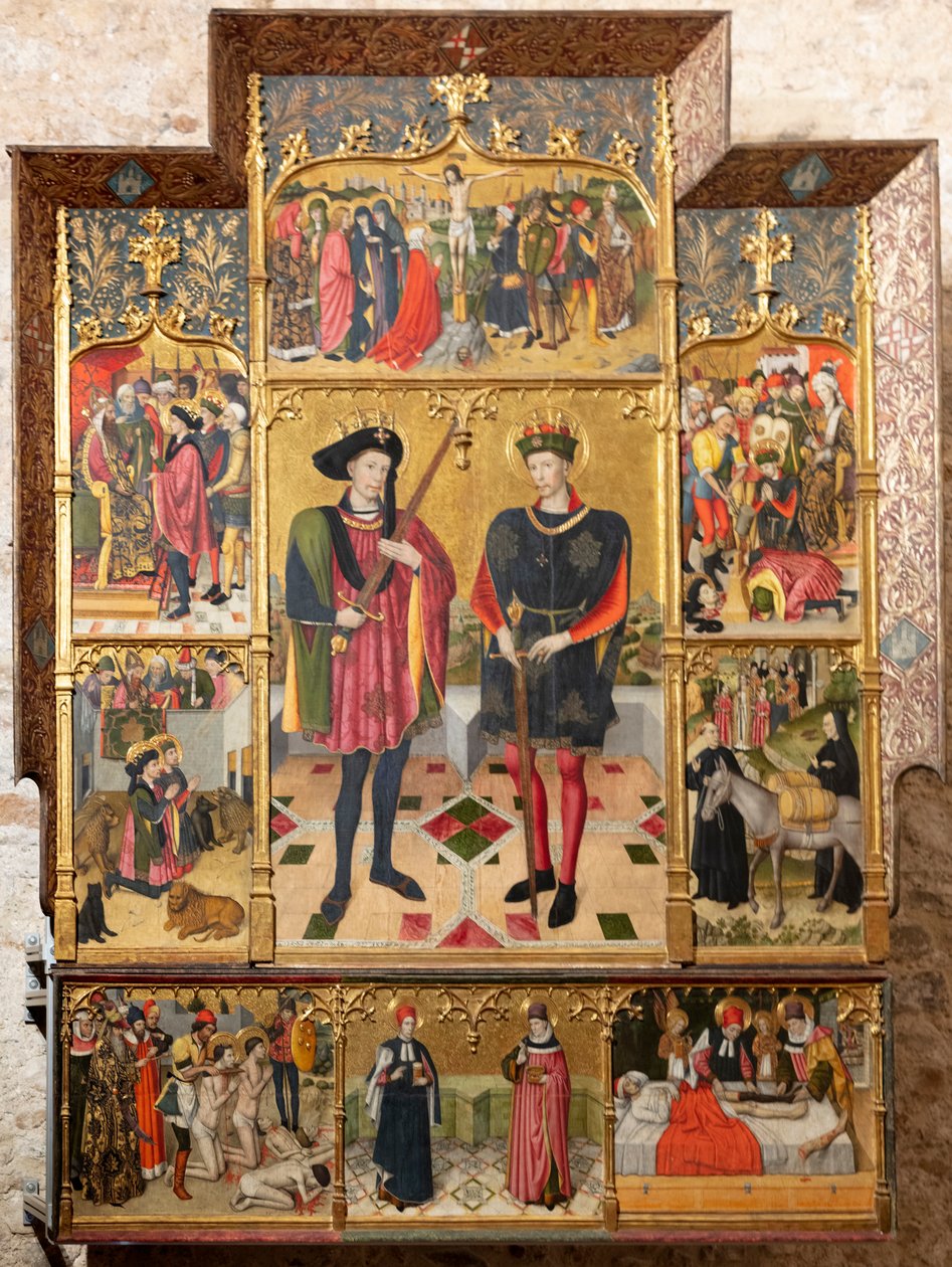 Altarpiece (Aziz Abdó ve Senén Altarpiece) by Jaume Huguet