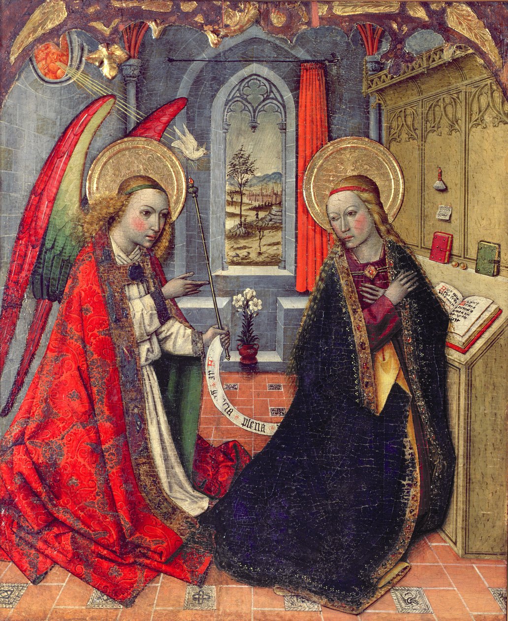 Müjde, 15. yüzyıl by Jaume Huguet