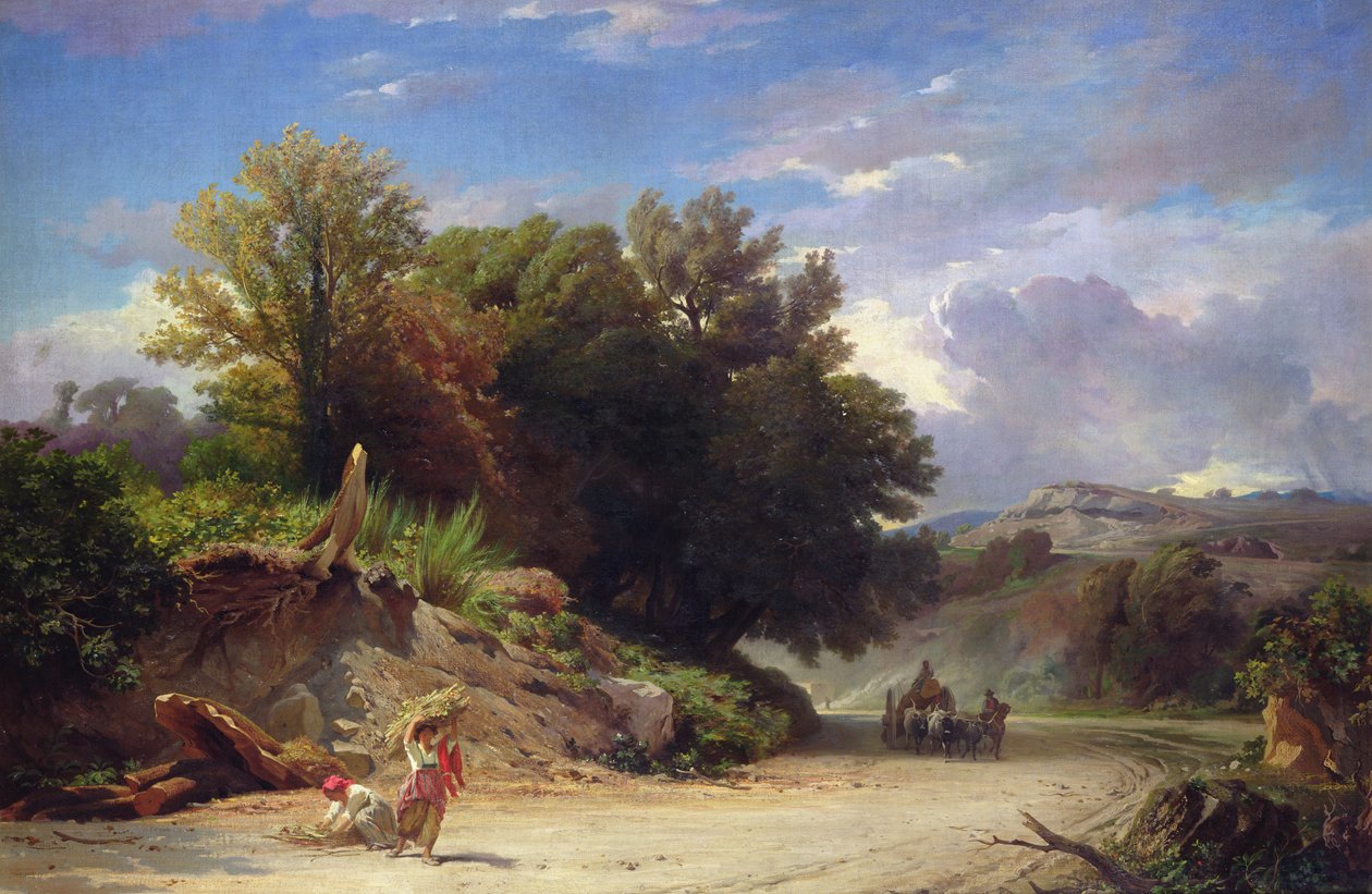 Landscape on the Outskirts of Rome, 1853  by Jean Achille Benouville