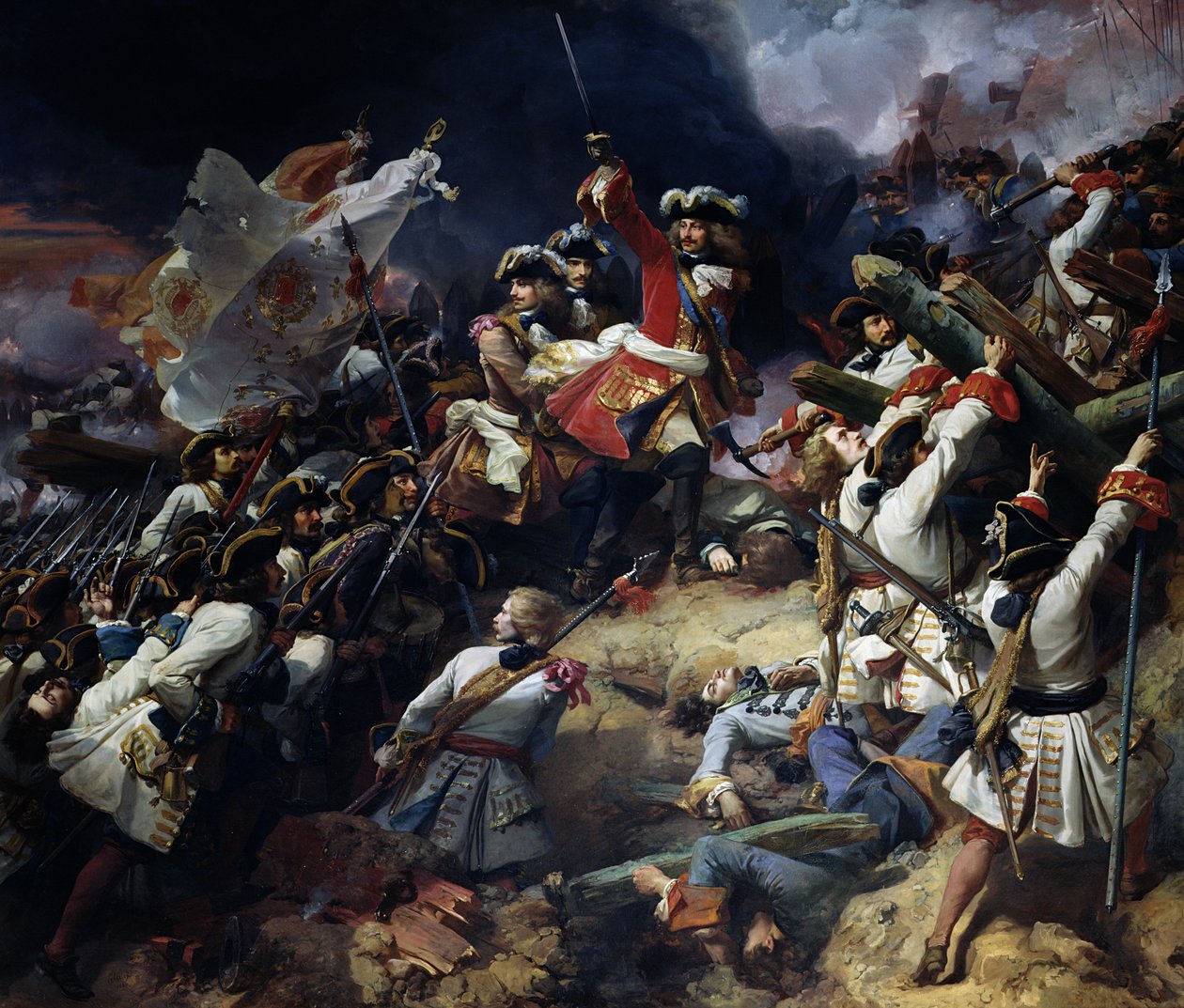 Denain Savaşı, 24 Temmuz 1712, 1839 by Jean Alaux
