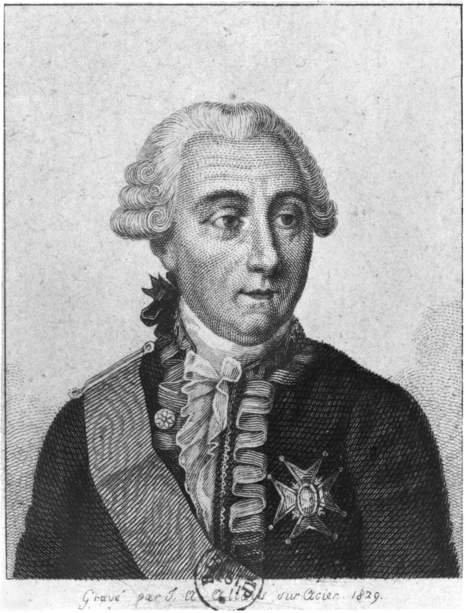 Kont Louis de Marbeuf (1712-86) 1829 by Jean Alexandre Allais