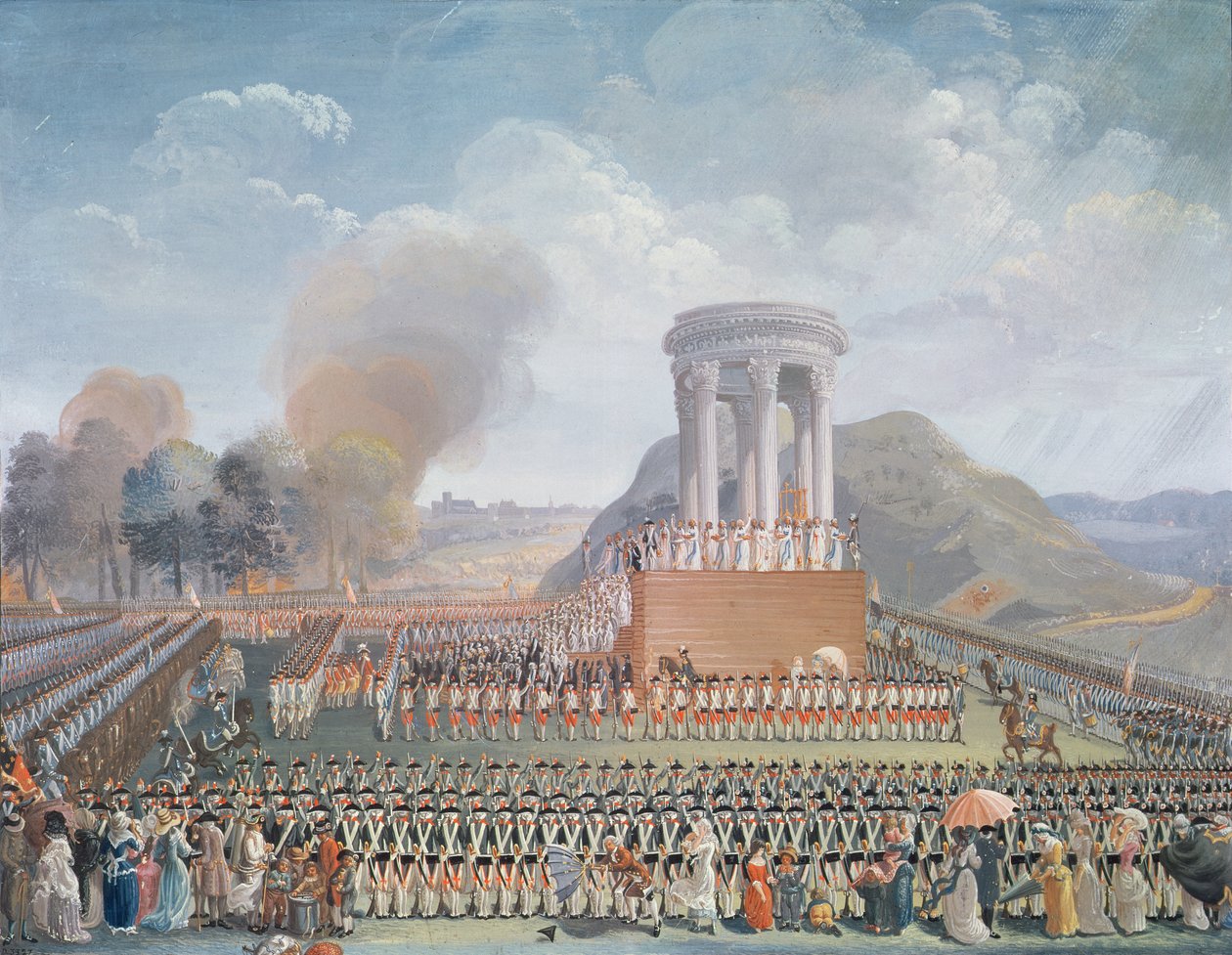 Federasyon Festivali, 14 Temmuz 1790 by Jean Alexis Cornu